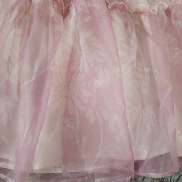 Free People Sweet Serenade Mini Dress Bubblegum Combo Pink Women's Size Medium - Picture 8 of 15